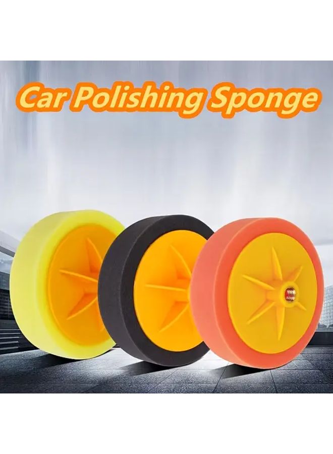 2 Pieces 6 Inch M14 Threaded Polishing Sponge Pads For 125 Angle Grinder - Image 2